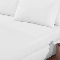 Lençol Buettner Queen Malha 100% Algodão Basic Liso Com Elástico Branco - 2