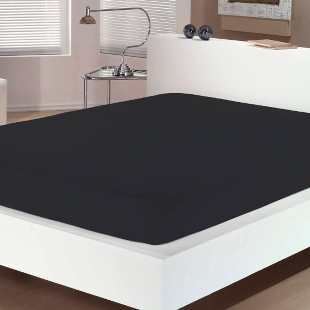 Lençol Avulso Buettner King Malha 100% Algodão Image Com Elástico Preto - 3