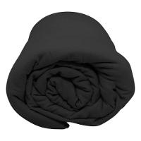 Lençol Portallar Queen Com Elástico Malha 100% Algodão Premiun Classic Preto - 5