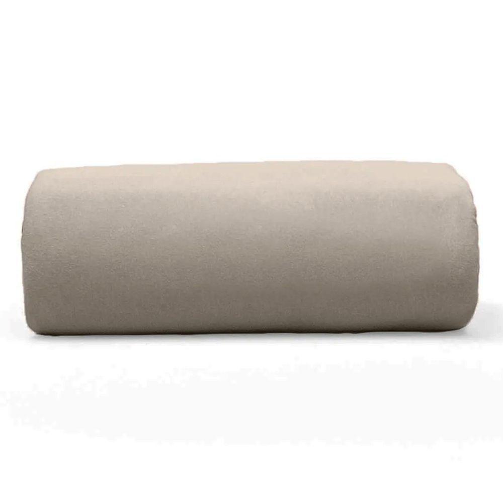 Lençol Buettner Queen Malha 100% Algodão Basic Liso Com Elástico Trigo - 1