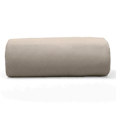 Lençol Buettner Casal Malha 100% Algodão Basic Liso Com Elástico Trigo