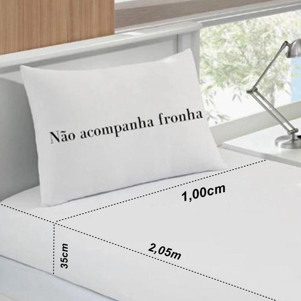 Lençol Buettner Solteiro King Malha 100% Algodão Basic Liso Com Elastico Branco - 3