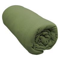 Lençol Portallar Solteiro Com Elástico Malha 100% Algodão Premiun Classic Verde Pedra - 2