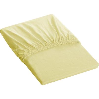 Lençol Tecebem Baby Malha Liso 100% Algodão 70cmx130mx15cm Baunilha
