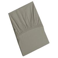 Lençol Tecebem Solteiro Malha C/ Elástico Liso 88cmx188mx30cm Castanho - 1