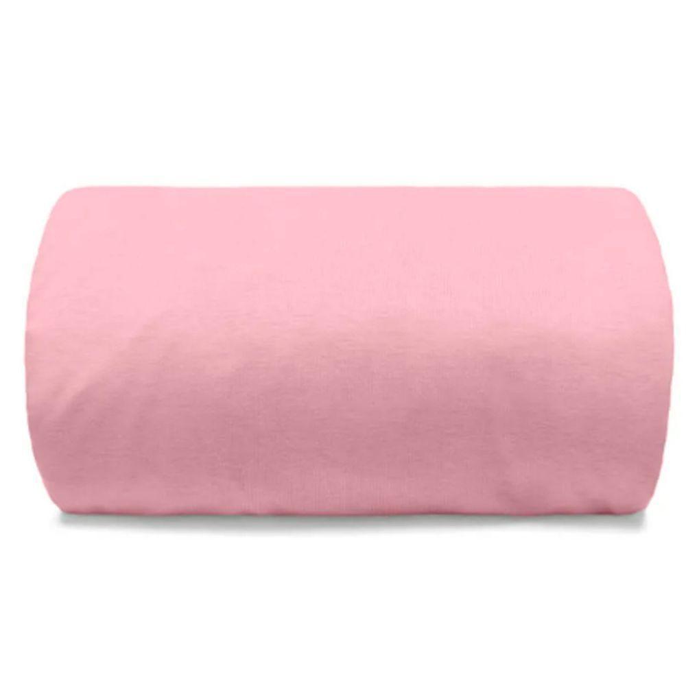 Lençol Avulso Buettner Queen Malha 100% Algodão Image Com Elástico Rose - 1