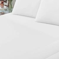 Lençol Buettner Casal Malha 100% Algodão Basic Liso Com Elástico Branco - 3