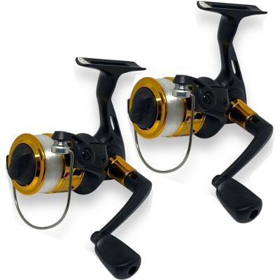 Kit 2 Molinete Marine Sports Star 3 Dourado Com Linha