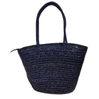 Bolsa Grande Artesanal Ombro Grande Cor:azul Escuro - 1