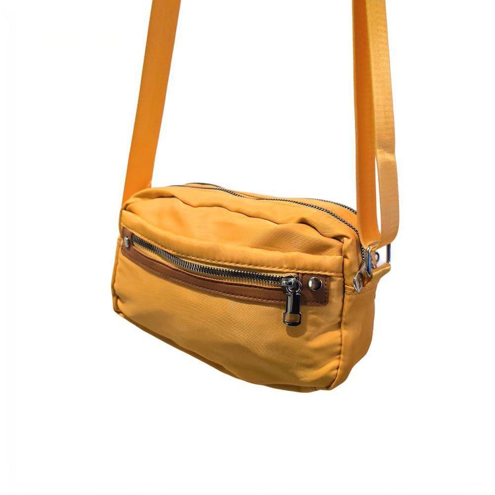Bolsa Transversal Retangular Alça Ajustável Cor:amarelo - 1