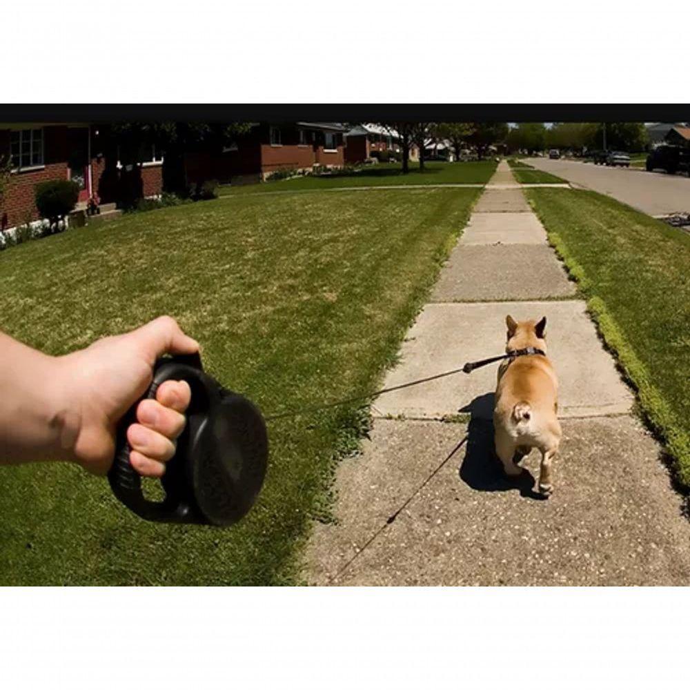 Coleira Guia Retrátil Para Cachorro Extensor Até 05 Metros - 9