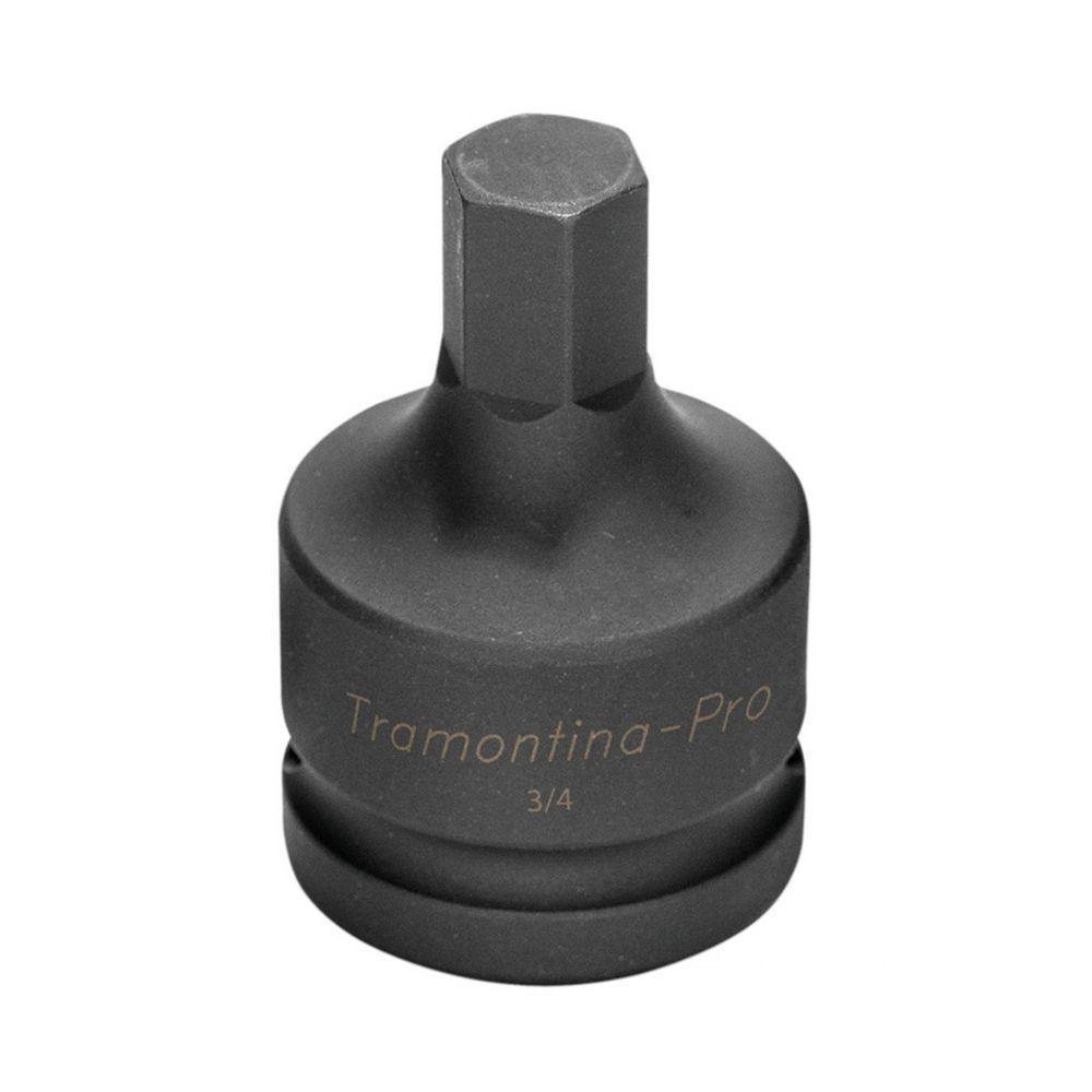 Soquete De Impacto Ponta Hexagopnal Em Aço Cromo Molibdênio 11 Mm - Encaixe 3/4'' Tramontina - 1