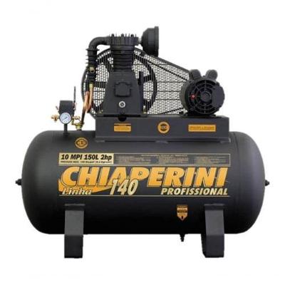 Compressor Chiaperini 10 Mpi 150 Litros 140 Lbs 2 Cv Trifásico