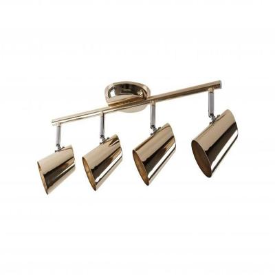 Luminária Trilho Arco Sobrepor New Short 4xe27 60w Cobre