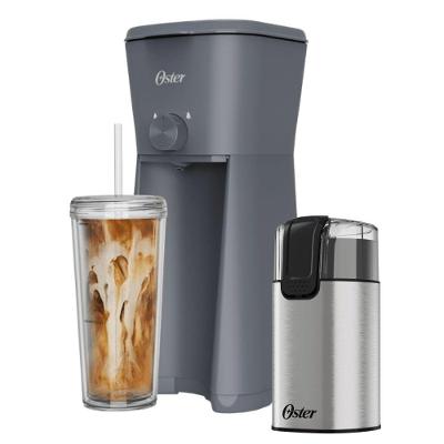 Kit Café Gelado Cafeteira Iced Coffee E Moedor De Café Elétrico Oster 110V