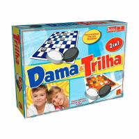 Jogo Dama E Trilha - 2 Em 1 - Algazarra - 1