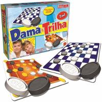Jogo Dama E Trilha - 2 Em 1 - Algazarra - 2