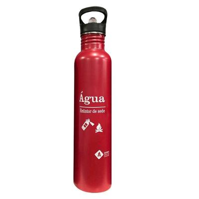 Garrafa D'agua Inox Extintor De água Para Sede 1l
