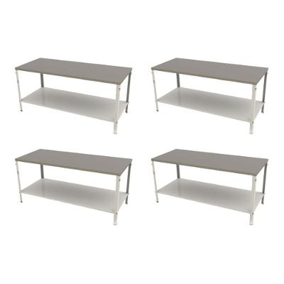 Kit - 4 Mesa Panificadora Desmontável 800x870x1900 M-180 - Braesi