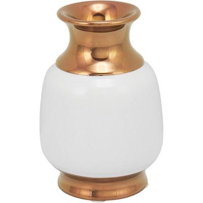 Magical Vaso 12X8X8Cm Cerâmica Dourado