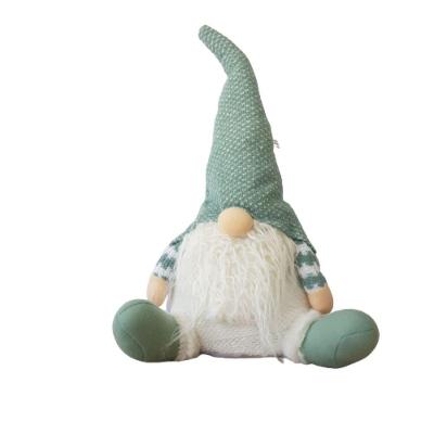 Papai Noel Sentado Verde 48cm