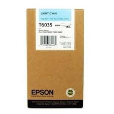 Cartucho De Tinta Epson T6035 Azul Claro