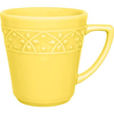 Kit 12 Canecas Amarelo Mendi Sicilia Oxford® Cerâmica 360ml