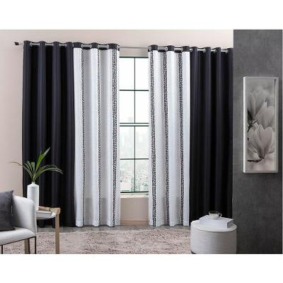 Cortina Linha Combinada 300x250cm Sucre Casa D?oro Sultan