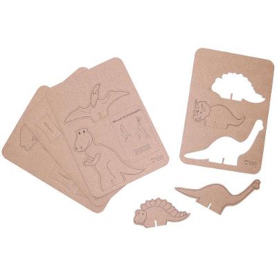 Kit De Montar E Pintar Dinossauros Papelãov201101