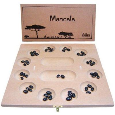 Jogo Mancala Em Madeira - Estojo - Oficina De Criação Mitra