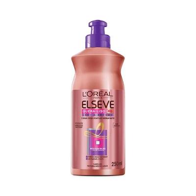 Creme Para Pentear Elseve Quera Liso Leve E Sedoso 250ml