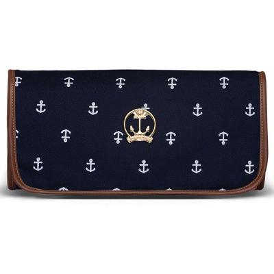 Trocador Portátil Navy Sarja Classic For Bags Azul