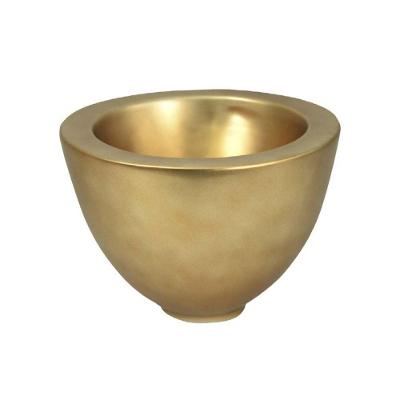 Centro de Mesa Decorativo e M Cerâmica Cobre Antigo 17,8x2