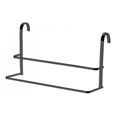 Toalheiro De Box Duplo Em Aço Carbono Perfezione 45Cm Future Onix