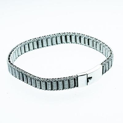 Bracelete Pulseira Masculina Bali Prata 925 - 21cm