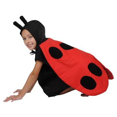 Fantasia Infantil - Joaninha - Tamanho P (de 3 A 6 Anos) - Menina - 35 X 47 Cm - Bichos De Pano