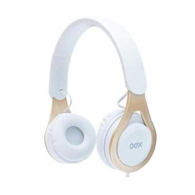 Fone De Ouvido C Mic Oex Drop Branco Hs210