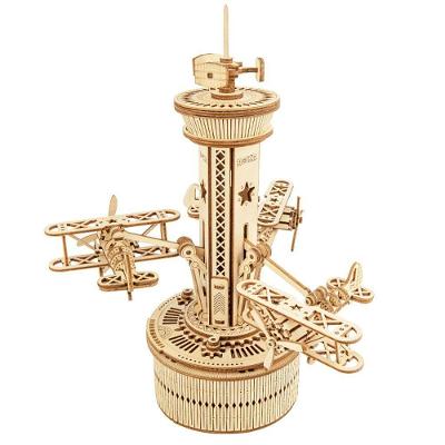 Torre De Controle De Avião Musical 3D