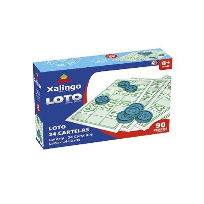 Loto 24 Cartões Pedras Plásticas