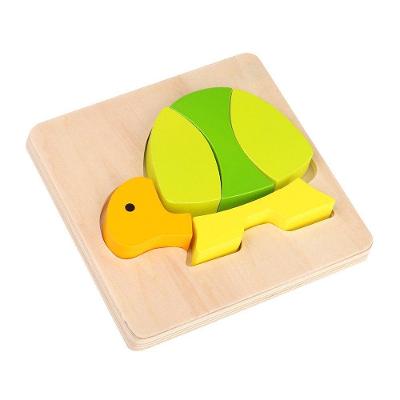 Quebra Cabeça De Madeira - Tartaruga - Tkg014 - Tooky Toy