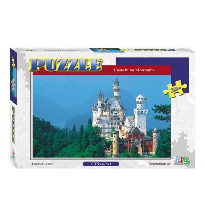 Quebra-cabeça - Castelo Na Montanha - 260 Peças - Nig