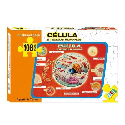 Quebra-cabeça - Célula E Tecidos Humanos - 108 Peças - Nig