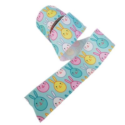 Fita Poliéster Com Coelhinhos Coloridos Comp 9.14m