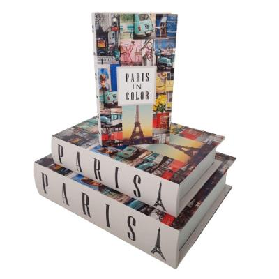 Conjunto Caixas Porta Livros Objetos 3 Pçs.