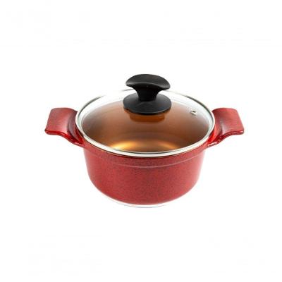 Caçarola Vermelha Teflon Antiaderente Gold Javali Aa 30cm