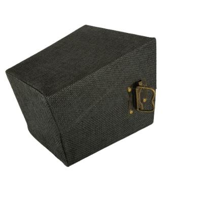 Cachepot Juta Com Forrado Tnt Com Alças De Metal Alt 30cm X Larg 33cm X Comp 33cm