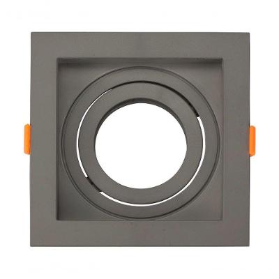 Spot Par20 De Embutir Recuado Quadrado Par 20 Cor Preto