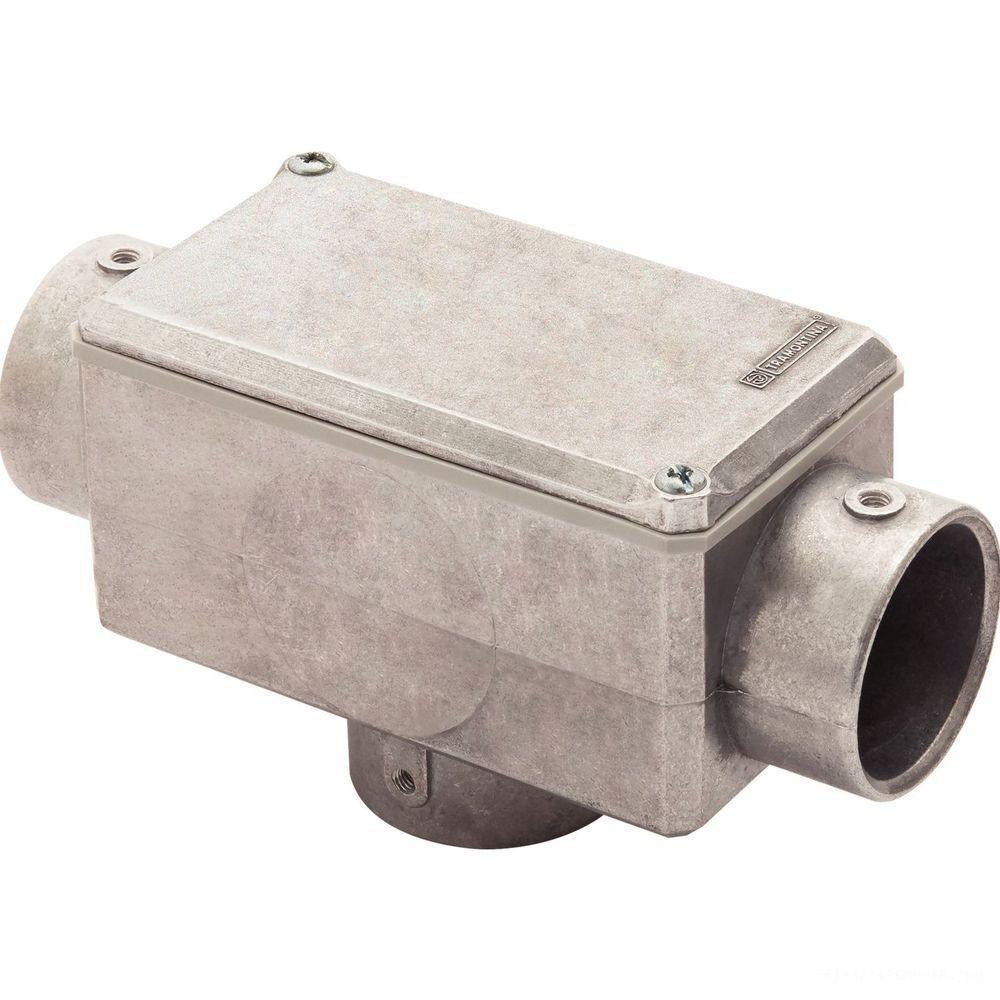 Condulete Fixo 1.1/4" Tipo "tb" - Com Tampa / Sem Rosca / Sem Pintura Tramontina - 1