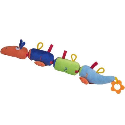 Jacaré Amarradinho - Antialérgico - Colorido - 20 Cm - Cas Brinquedos