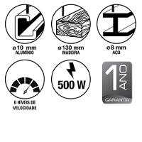 Serra Tico-tico 500 W 220 V Tramontina Para Uso Profissional Tramontina - 2